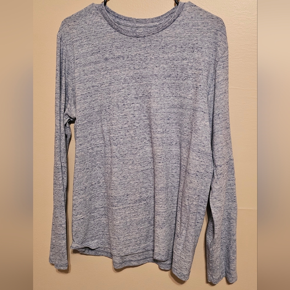 Old Navy Size M Womens Soft Washed Long Sleeve Blue